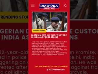 Nigerian man dies in Indian prison