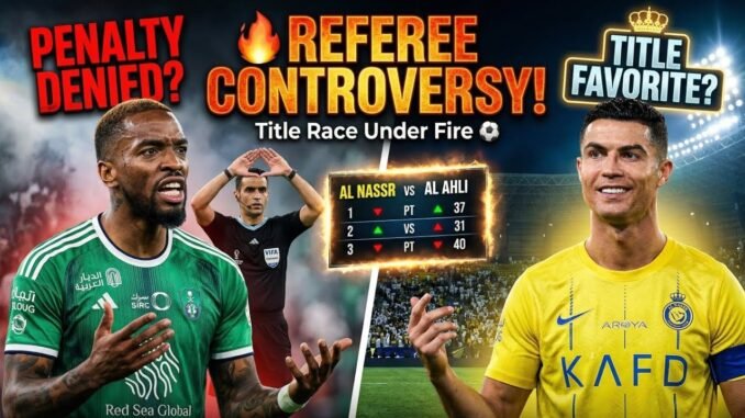 Ronaldo in Saudi league scandal