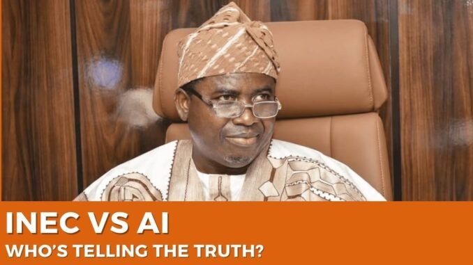 Grok AI scans INEC chair's X account