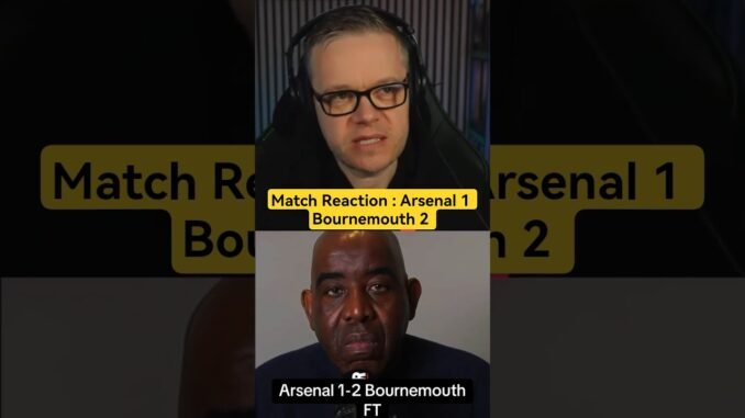 Arsenal fan upset after Bournemouth loss