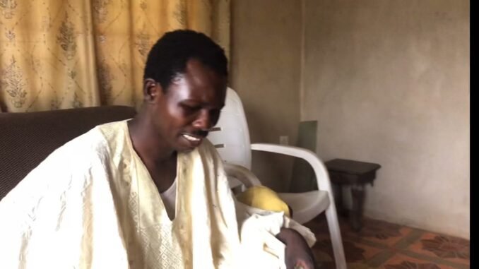 Blind father abandoned by his children