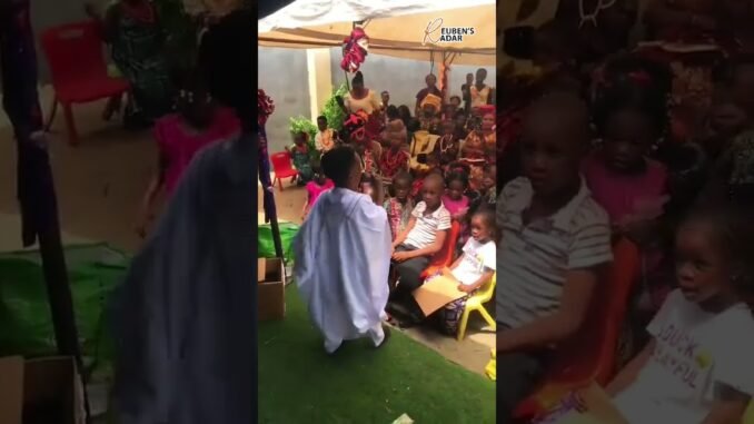 Primary school boy wows the crowd