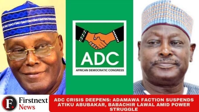 ADC suspends Atiku and Babachir in Adamawa