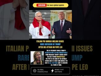 Meloni slams Trump over Pope Leo XIV attack