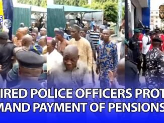 Retired Officers storm HQ over unpaid pensions