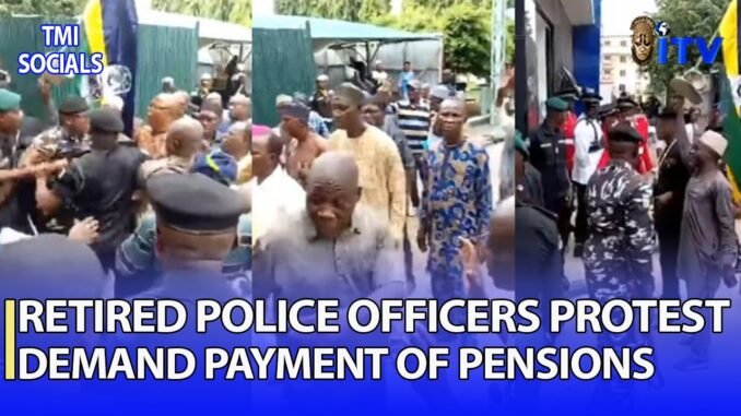 Retired Officers storm HQ over unpaid pensions