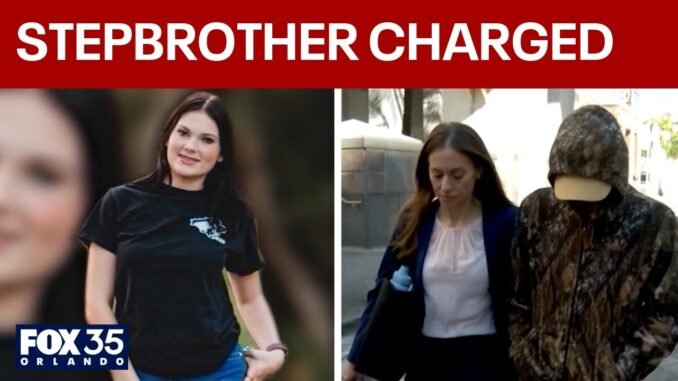 Stepbrother charged in cheerleader's cruise death