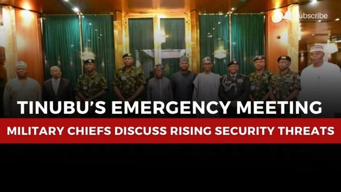Tinubu holds security summit at Aso Villa
