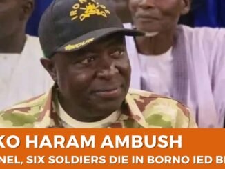 Military casualties in Monguno, Borno