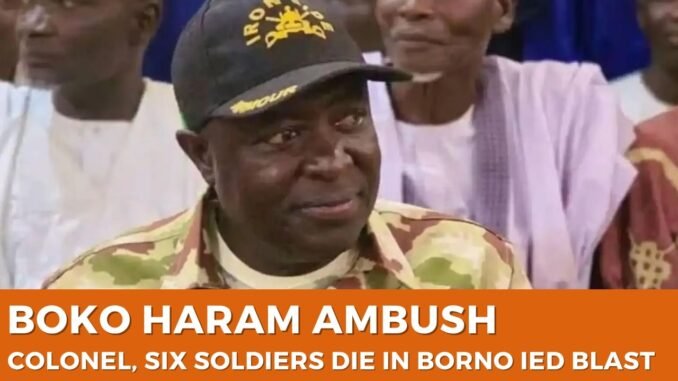 Military casualties in Monguno, Borno