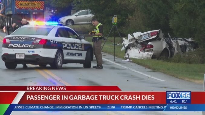 Kentucky woman dies in truck clash