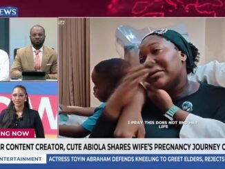 Cute Abiola wife C-section video