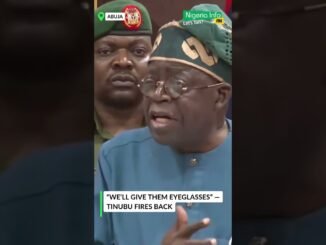 Tinubu Fires Back at Critics