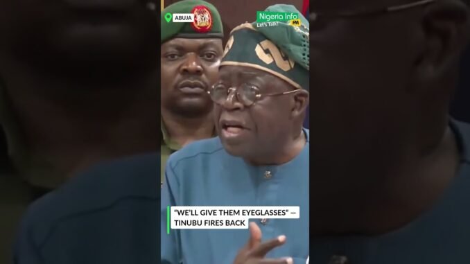 Tinubu Fires Back at Critics