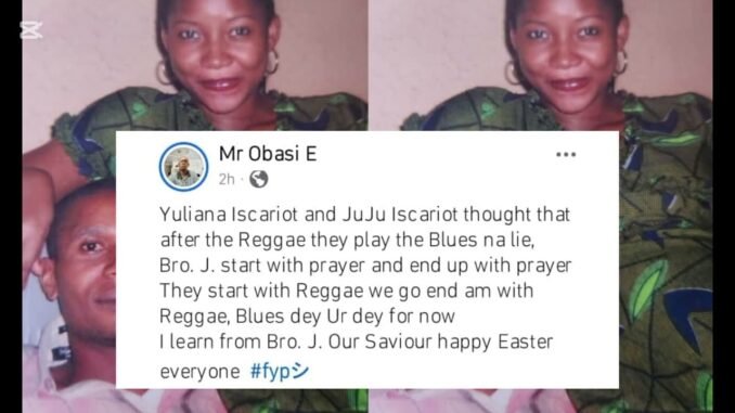 Judy Austin ex shades Yul Edochie