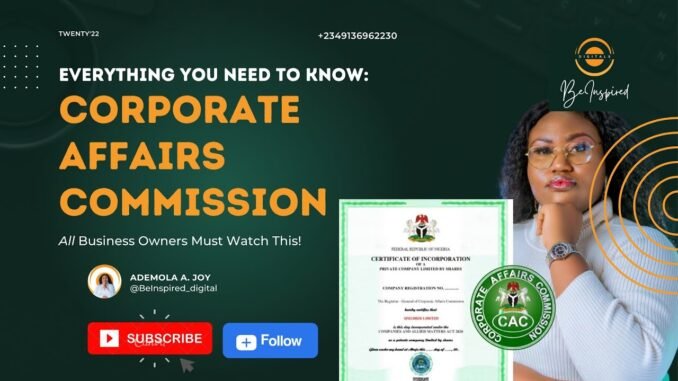 CAC portal suspension notice Nigeria
