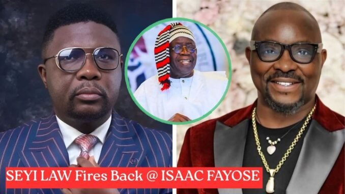 Seyi Law reacts to Fayose comment