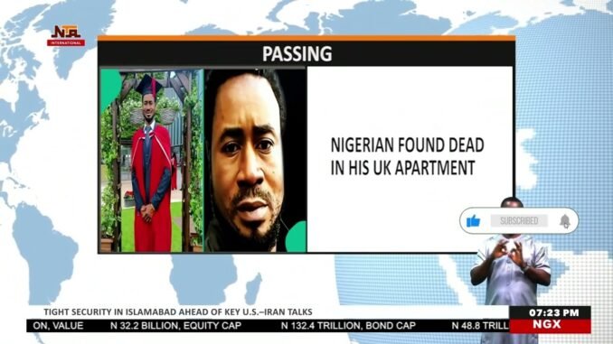 Nigerian Father of Three Found Dead in UK Home