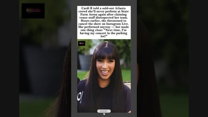 Cardi B Blasts Atlanta Arena