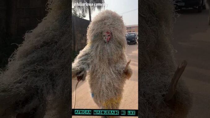 Woman Flogged by Masquerade Gets ₦100,000