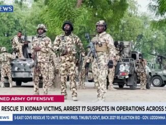 Nigerian Military Rescues Three Kidnap Victims