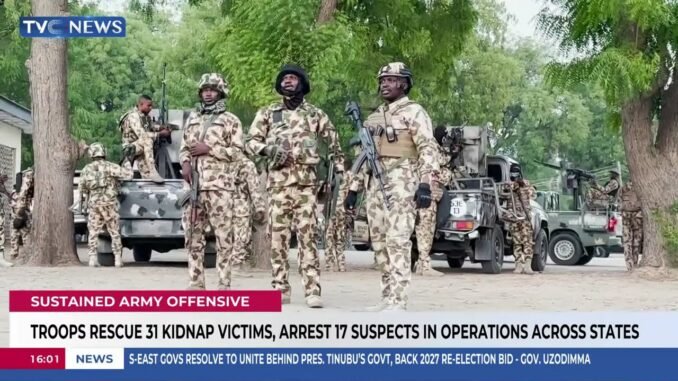 Nigerian Military Rescues Three Kidnap Victims
