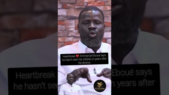 Eboué speaks on divorce pain