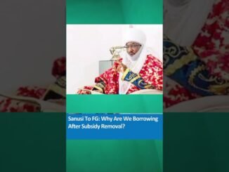 Emir Sanusi asks subsidy question