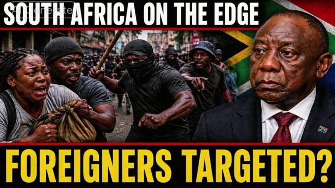 Tension in South Africa as Viral Clip Shows Chaotic Clash