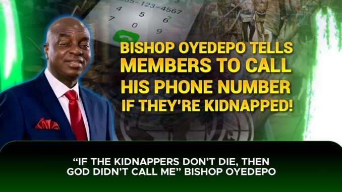 Oyedepo Explains How Abducted Cleric Was Rescued