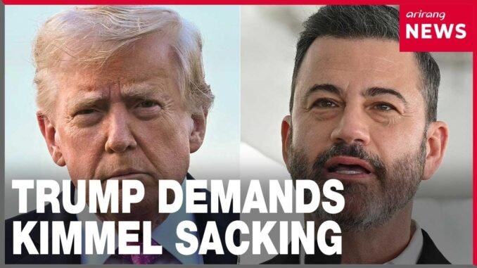Trump Demands Jimmy Kimmel’s Sack Over