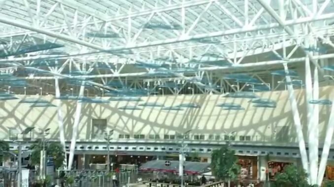 Indianapolis airport incident scene