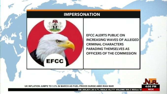 EFCC warms about fraudsters posing as officers