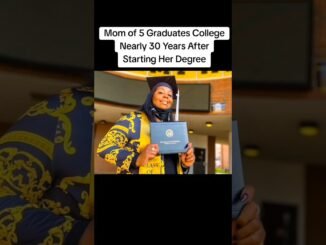 Daughter Celebrates Mum’s First-Class Degree