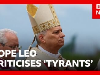 Pope Leo speaks out against global tyranny