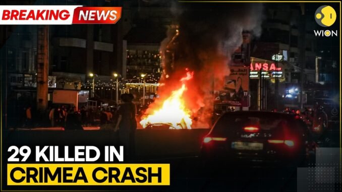 29 lives lost as Russian plane crashes in Crimea