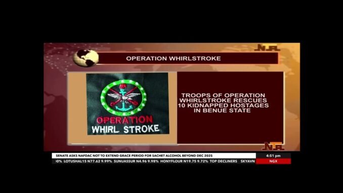 Nigerian Army Rescues Three Kidnap Victims