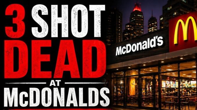 Three foreign nationals shot dead at Joburg McDonald’s