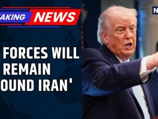 Trump says US Military will remain near Iran