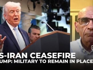 Trump Says US Forces Will Remain Near Iran