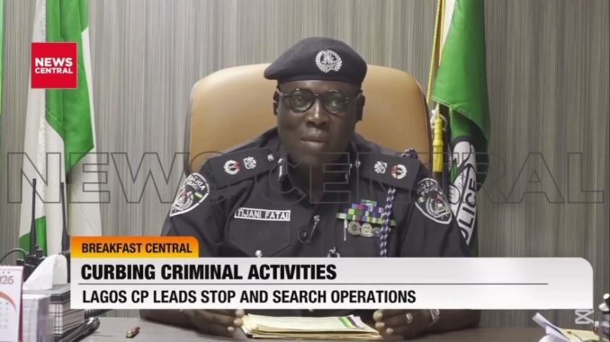 Lagos CP declares right to record Police Officers