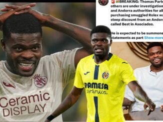 Thomas Partey and 6 others probed over smuggled luxury watches