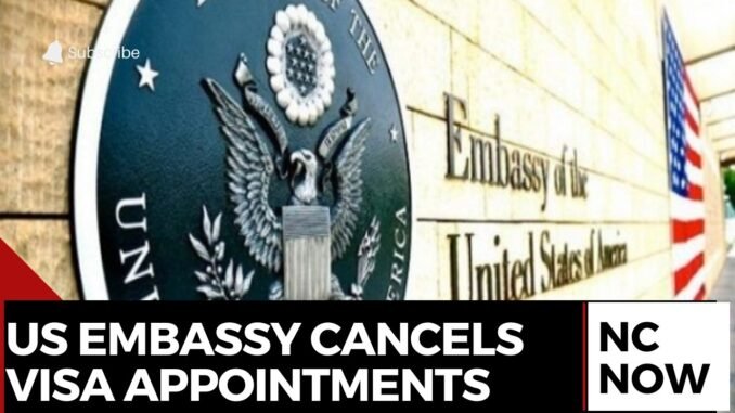 US Embassy Abuja cancels all visa appointments