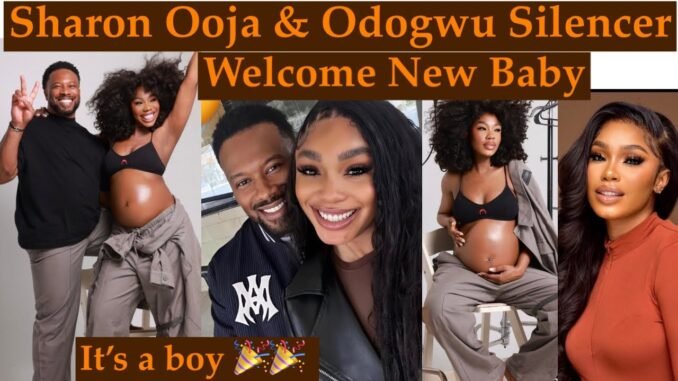 Sharon Ooja and Husband welcome newborn baby boy