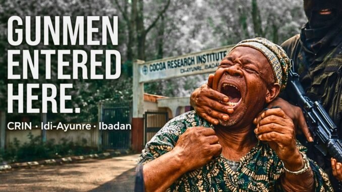 Gunmen abduct two CRIN staff members in Ibadan