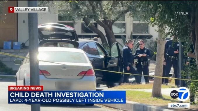 Four-year old girl dies in hot car