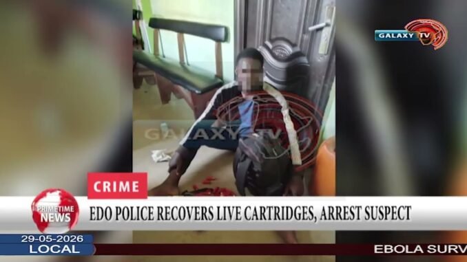 Arrest Leads to Seizure of 36 Live Cartridges