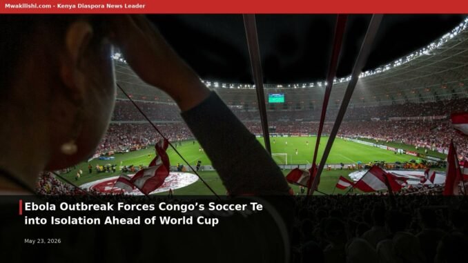 DR Congo squad faces 21-day World Cup quarantine