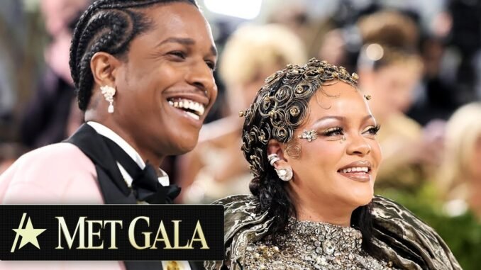 Rihanna and A$AP Rocky stun at Met Gala