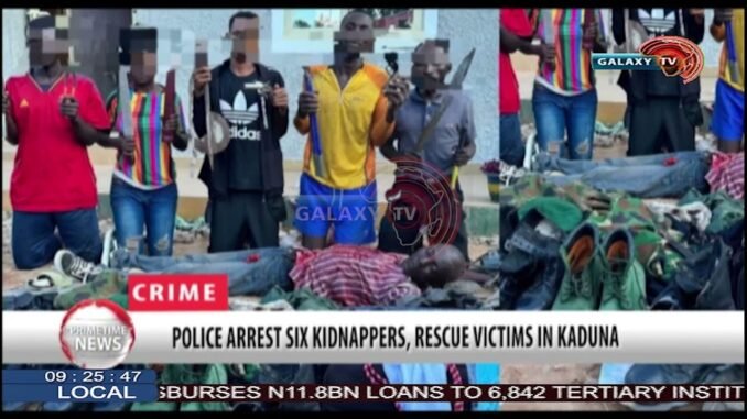 Kaduna Police Nab Six Notorious Kidnappers